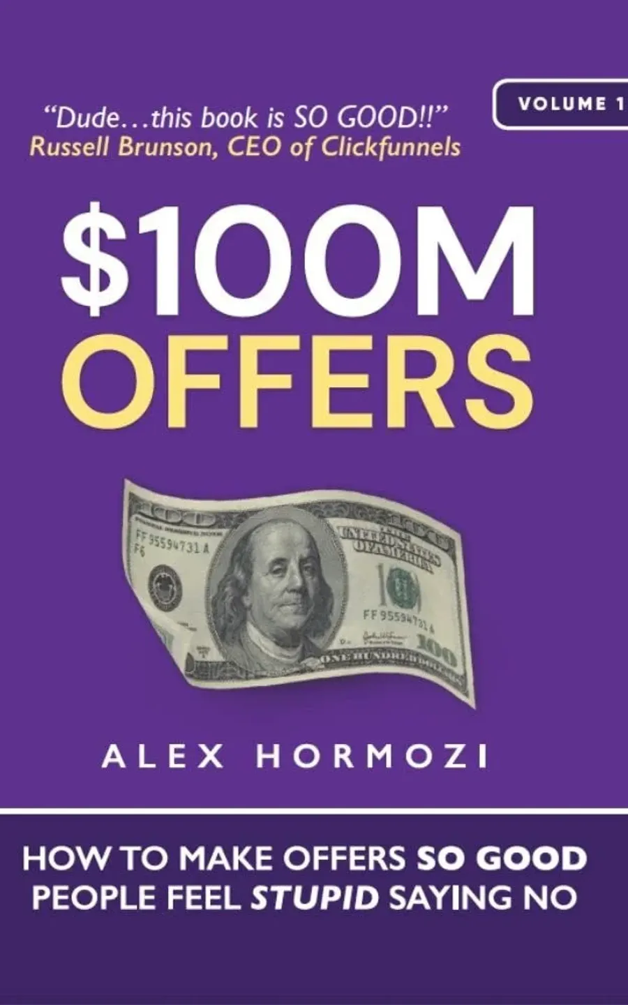 $100M Offers by Alex Hormozi book cover