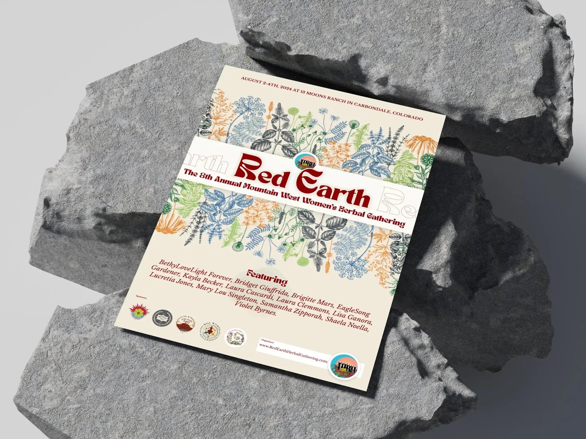 Red Earth Poster Mockup 2 2