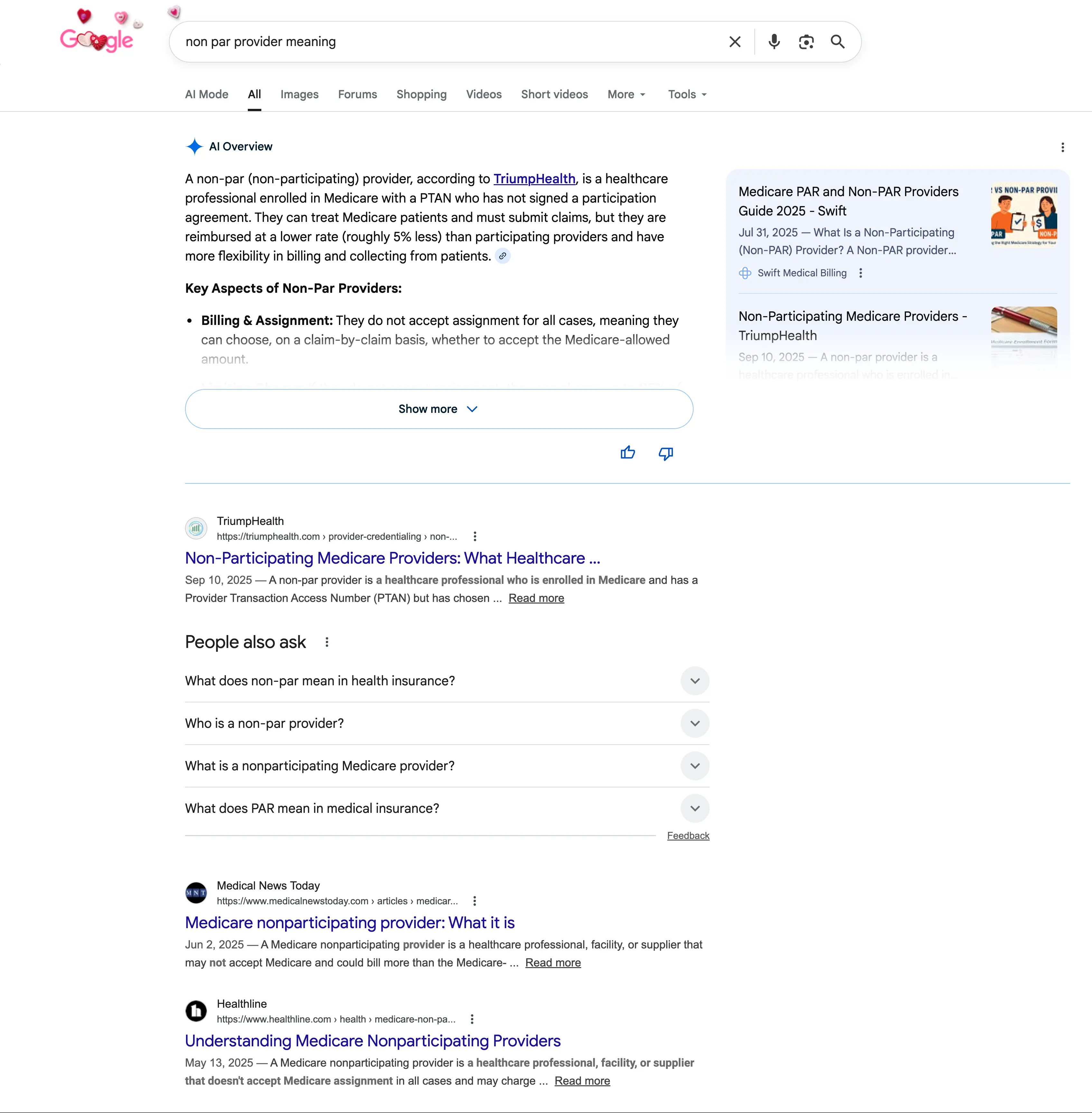 AI Overview optimization results by DMS