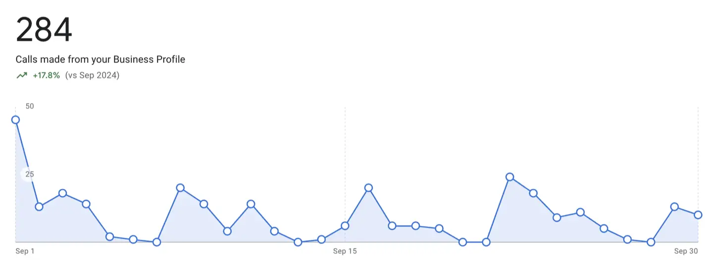 DMS SEO Results - Performance metrics dashboard