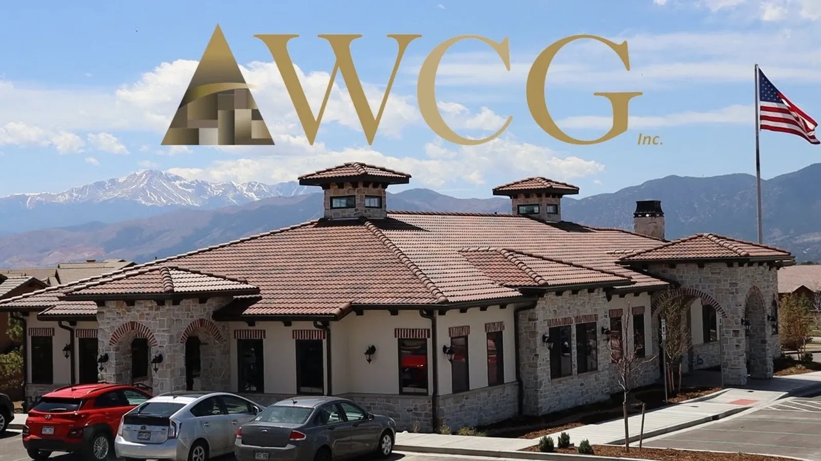 WCG CPAs & Advisors office building in Colorado Springs with Pikes Peak in the background