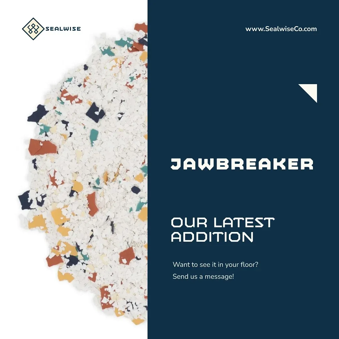 Custom flake color options showcase for Sealwise Epoxy garage floors