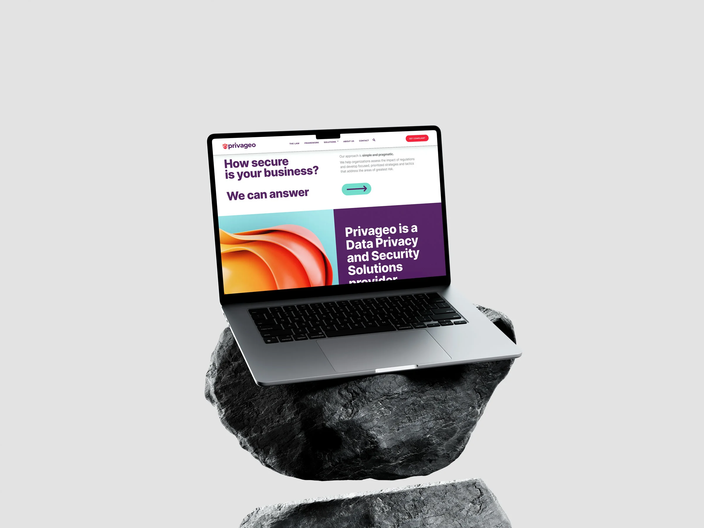 Privageo website design