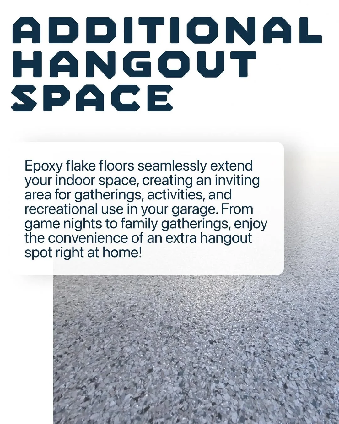 Reason: Epoxy transforms your garage into an additional hangout space