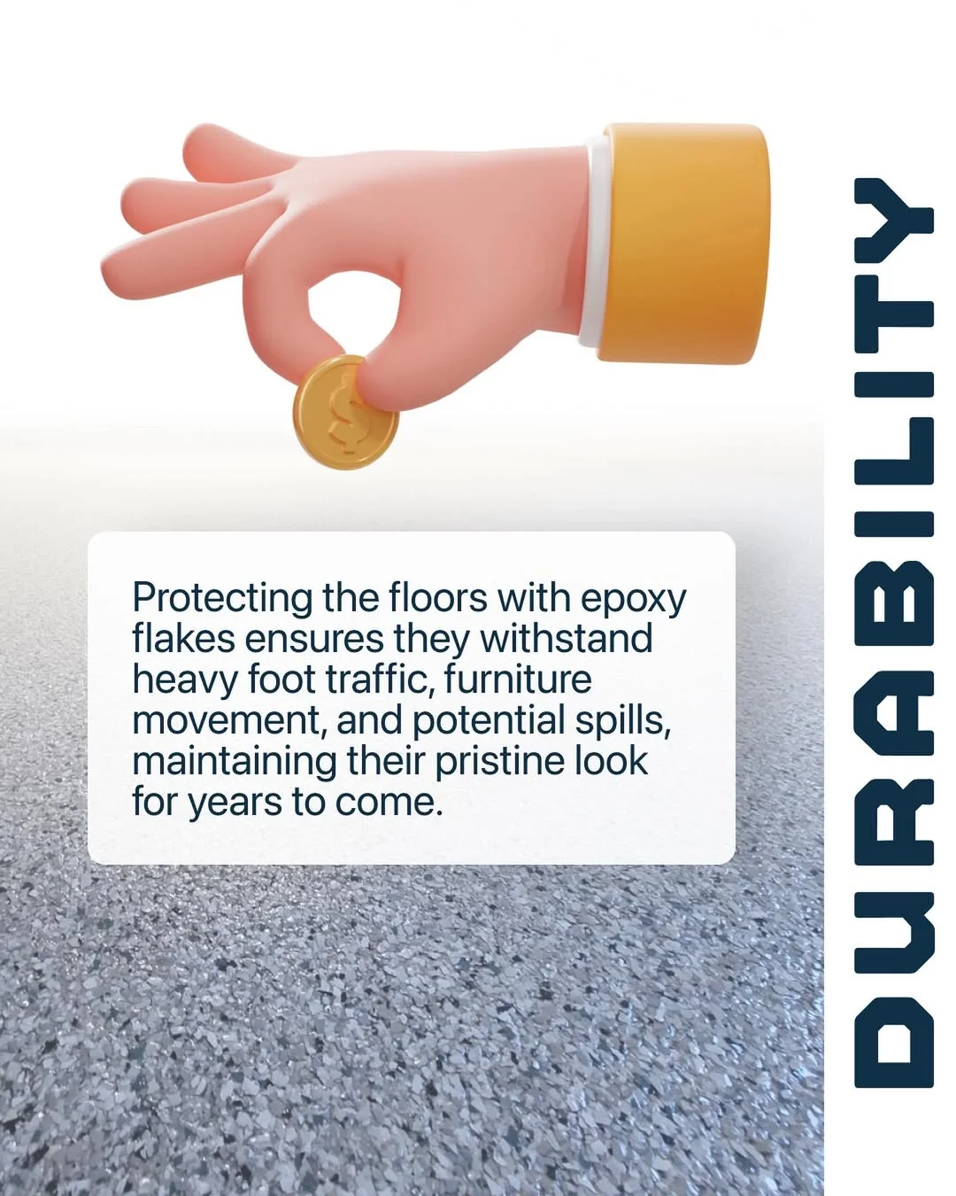 Reason: Epoxy flooring durability and long-term value